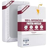 Utopia Bedding Protège Matelas 140 x 200 x 30 cm Imperméable,...