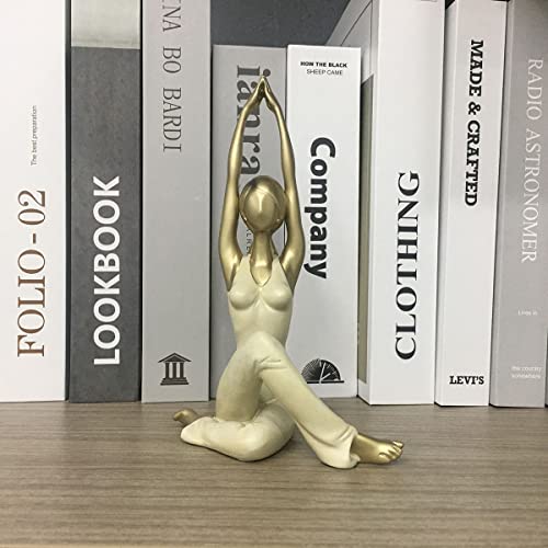 Figura Decorativa Yoga Estatua Yoga Girl Resina miniatura 5
