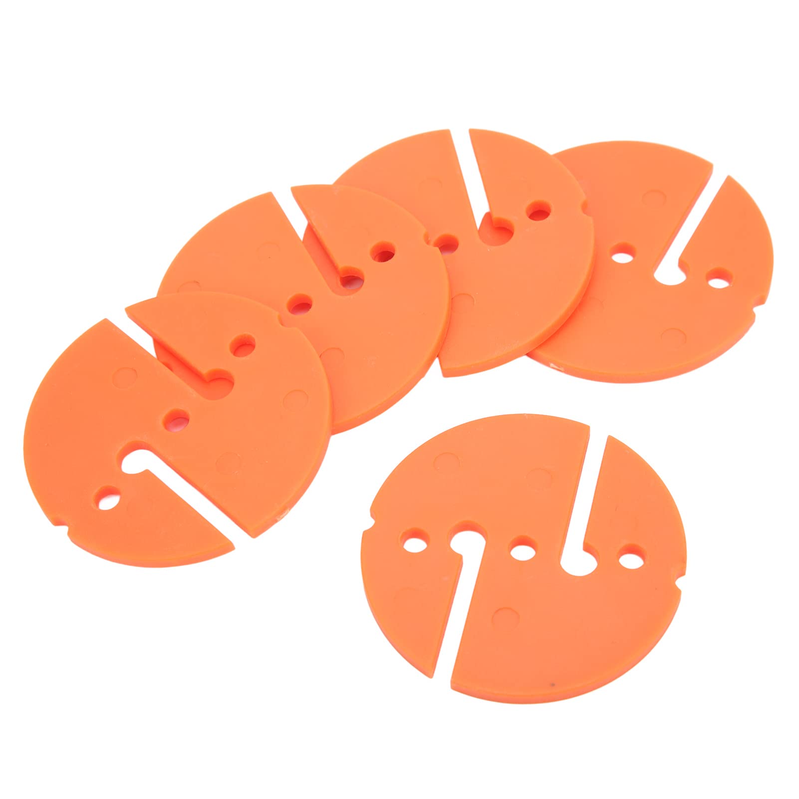 Xolsurg Diving LINE Marker Scuba Safety Rope PVC Round Shape Underwater CAVE Dive, 5PCS (Orange)