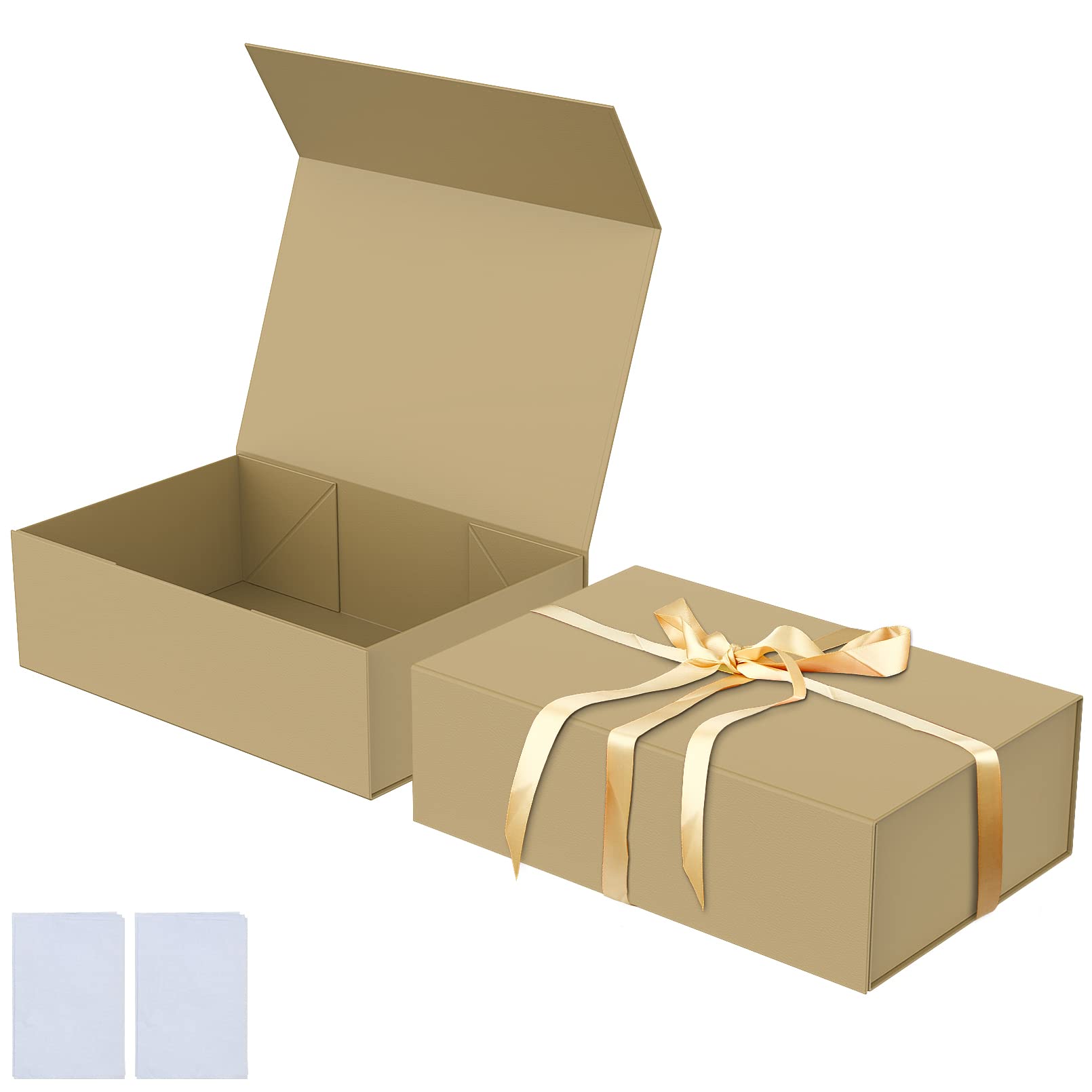 Luxury Large Gift Box 13.8x9x4.3 Inches Storage Box Ribbon