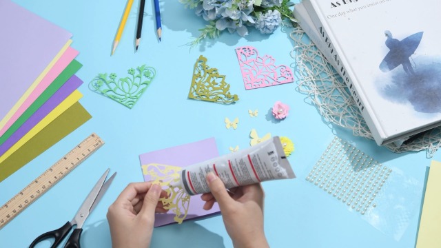 Dentelle Die Cuts Métal Dentelle Bannière Bordure De Fleur