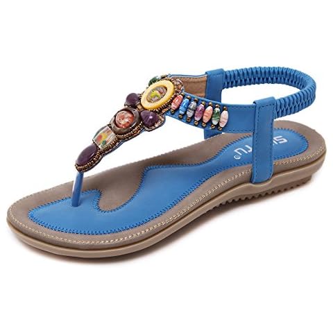 YoMarket Women’s Sandals,Summer Fashion Elastic T-Strap Flip Flop Elegant Sandals Cover