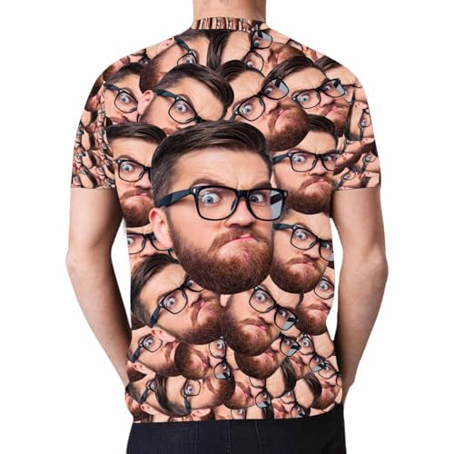 Custom T Shirts Add Your Own Custom Photo Text Name Personalized Shirt Men Boyfriend Face Printed Gifts Customized-8 Sizes3