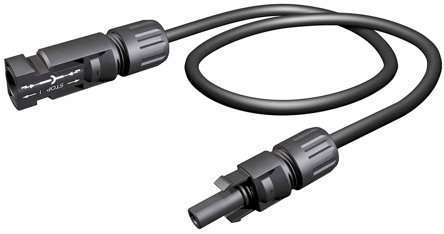 Stäubli Oryginalne złącze wtykowe MC4 do energii odnawialnej do przewodów 4-6 mm² typ X PV-KST4/6X i PV-KBT4/6X kabel o średnicy zewnętrznej 5,5-7,4 mm, z VAT i bez (0% VAT (prywatne PV), 20)