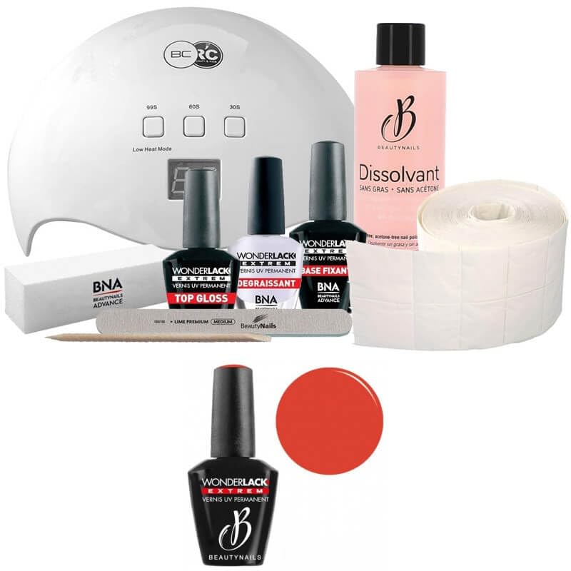 Beauty Nails + lámpara de 48 vatios Wonderlak Extreme Beautynails Clementine WLE022