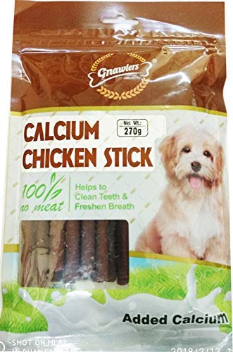 Gnawlers Calcium Chicken Stick 270 GM (Pack of 2)
