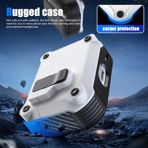 Image of RFUNGUANGO AirPods Pro 2nd /1st Gen Case Cover, White