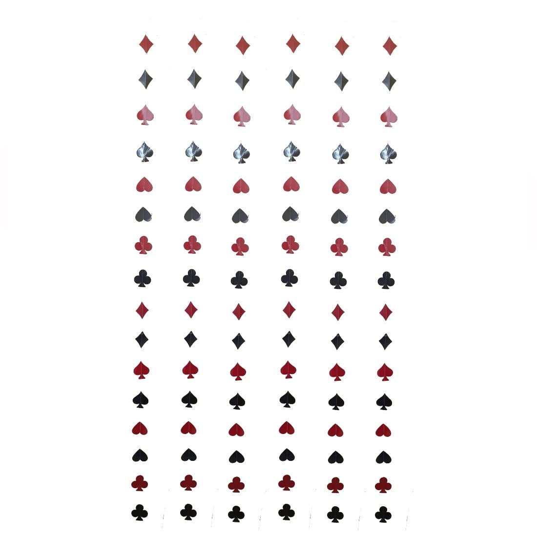 Sponsored Ad - 6 Pcs Playing Cards theme Hangings - Clubs Spades Hearts Diamonds cutout strings for Birthday, Casino Theme, Racing Car, Poker Party Decorations - Reusable & Durable Party Decor Pack