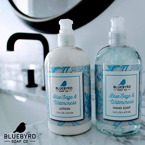 image for Bluebyrd Soap Co. Bluebyrd Kitchen Hand Soap and Lotion Set, Luxury Wa