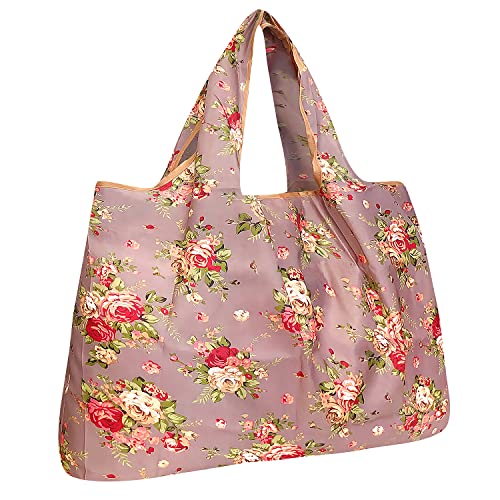 Image of allydrew Large Foldable Tote Nylon Reusable Grocery Bag