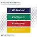 THERABAND Resistance Band Loop Set, Pack of 4, 12