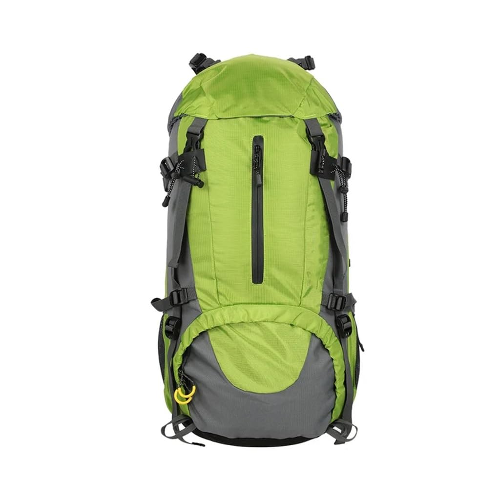 Borsa da Arrampicata Impermeabile da 50 Litri con Copertura Antipioggia Zaino in Nylon Borsa da Trekking da Viaggio for Campeggio con Zaino in Spalla for Sport all'Aria Aperta