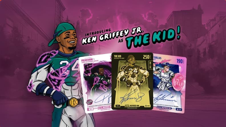 Ken Griffey Jr The Kid Hobby Box – 20 Packs Featuring Rare Inserts, Legendary Athlete Cards, Includes 1 Autograph - Collector’s Trading Card Set