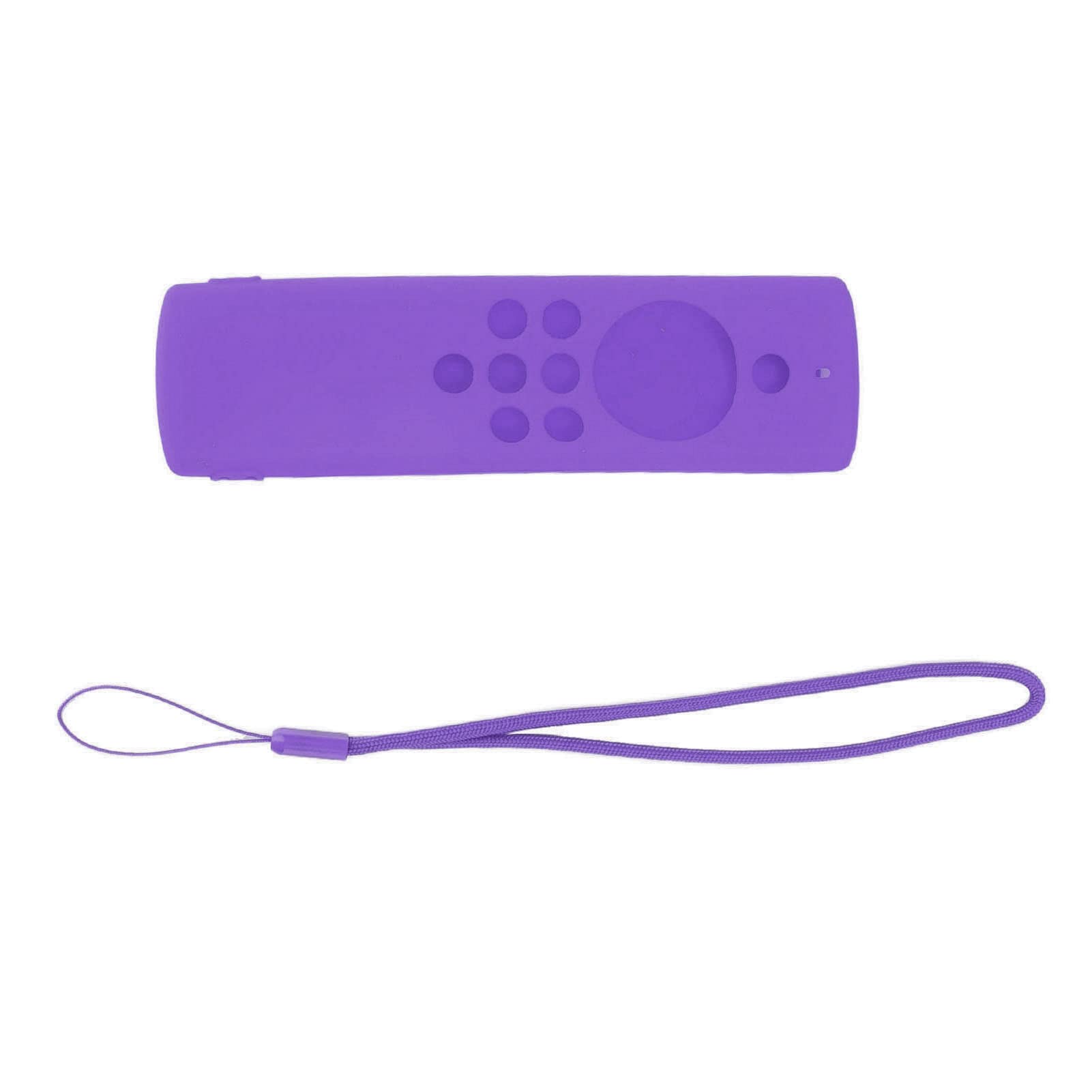 Fire TV Stick Lite Funda de Silicona a Prueba de Golpes para Mando a Distancia Protector Respetuoso con la Piel para Niños y Mascotas Funda Lavable Mando Distancia (Conjunto Morado)