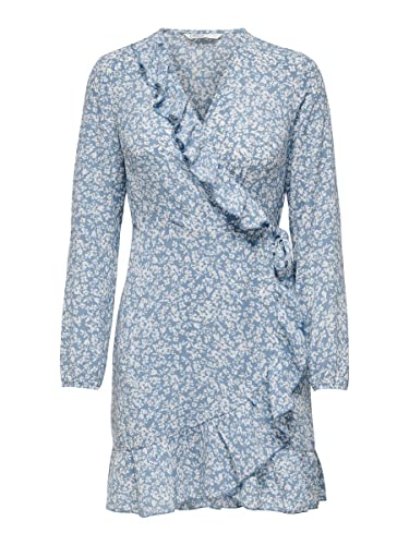 ONLCARLY L/S WRAP Short Dress NOOS WVN