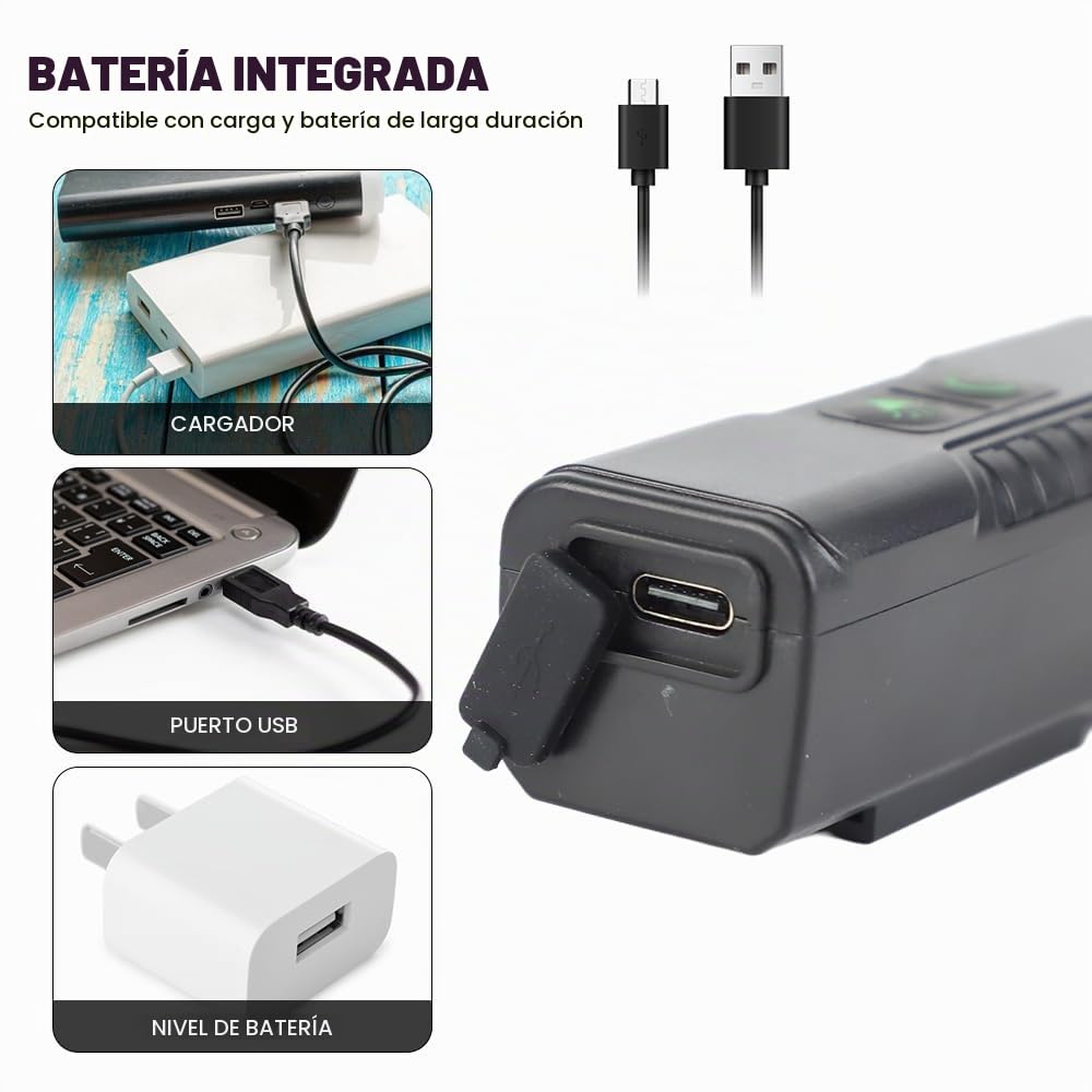 Timbre Bicicleta, Bocina Bicicleta Infantil Adulto, 120dB, Negro | Impermeable Electrico Timbre Bici Niño con Luz (3 Modos de Luz), 2 Modo de Campana, Accesorios Bici para Scooters, MTB