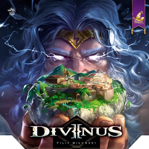 Mirakulus Divinus Grundspiel I Kompetitives Legacy-Brettspiel mit App-Unterstützung I Götter-Strategie, Weltveränderung & Kampagne I Für 2-4 Spieler ab 12 Jahren