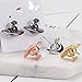 Saturn Earrings for Women Saturn Ear Studs for Girls Punk Style Earrings (Pink)