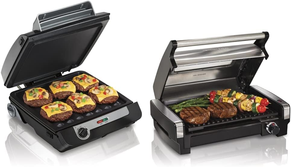 Hamilton Beach 4in1 Indoor Grill & Electric Griddle Combo