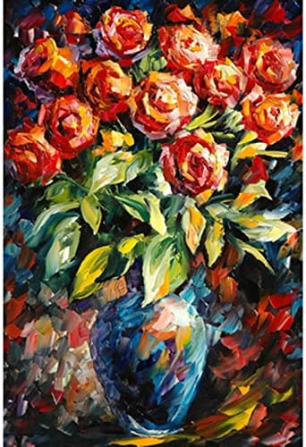 CSYY-YJ - Rompecabezas de pintura de flores (5001000150020003000400050006000 piezas en una botella, rompecabezas de madera, decoración del hogar,