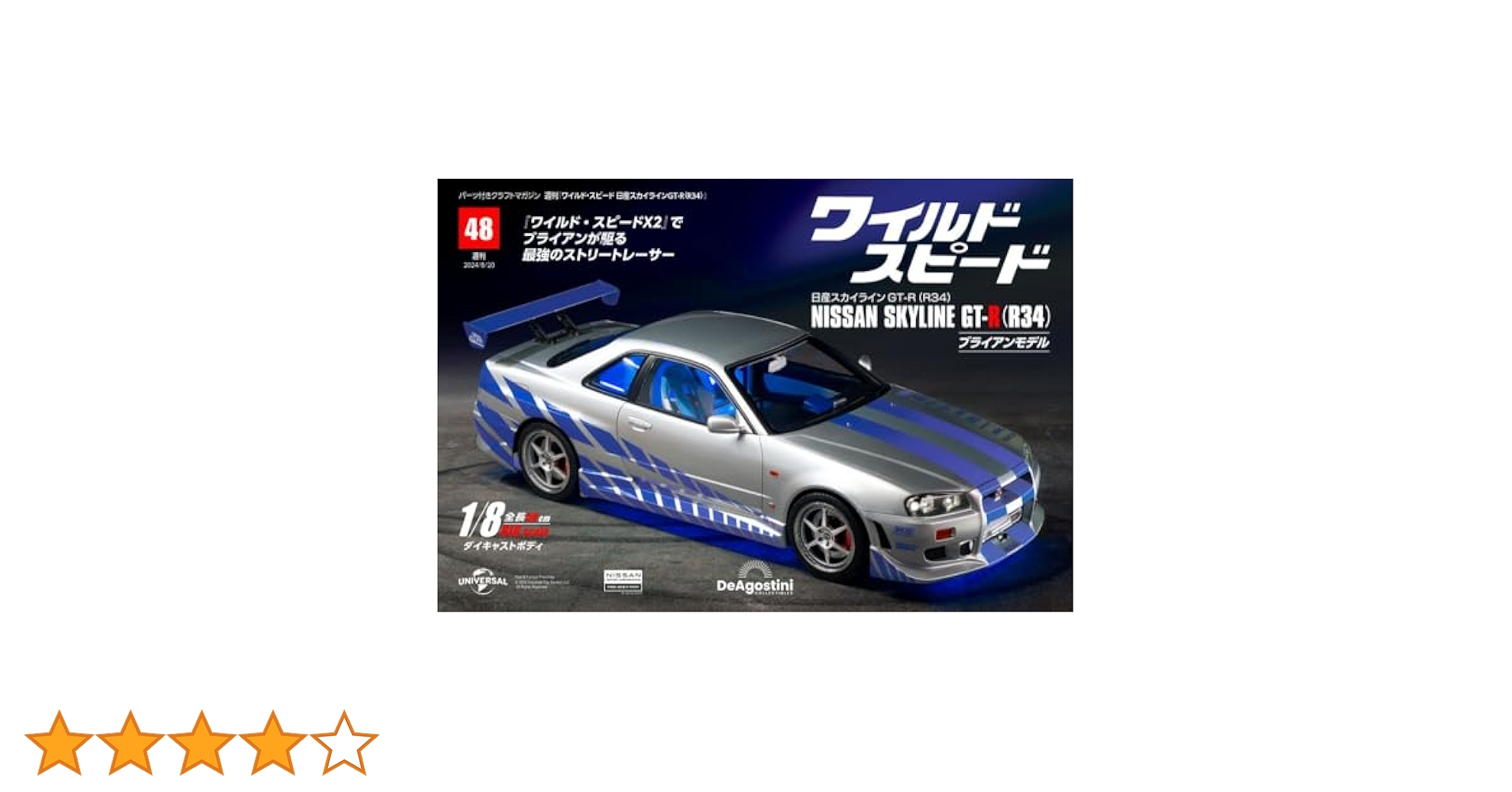 ミニッツ　ASC　　ワイルドスピードのR34GT-R ミニッツ ASC ワイルドスピードのR34GT-R