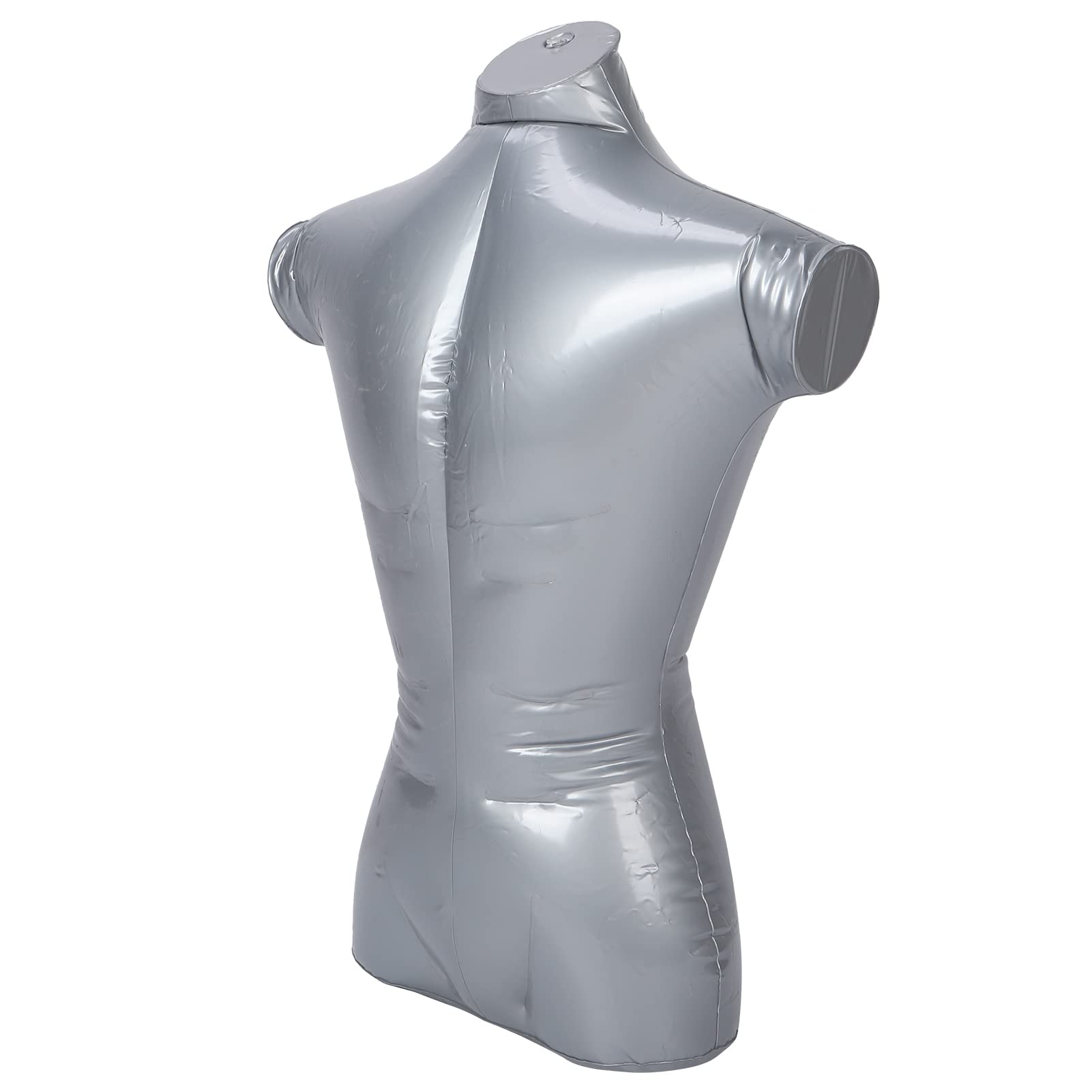 Inflatable Mannequin, Clothing Display Rack with Hanging Ring, Compact and Foldable for Men's Clothing Display