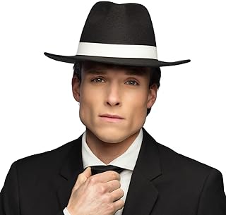 Boland 33010 - Gangster Hat for Adults, Festival, Carnival, Fancy Dress, Theme Party
