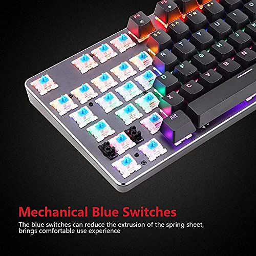 Teclado Mecánico Gamer XIXIDIAN USB con 104 teclas miniatura 5