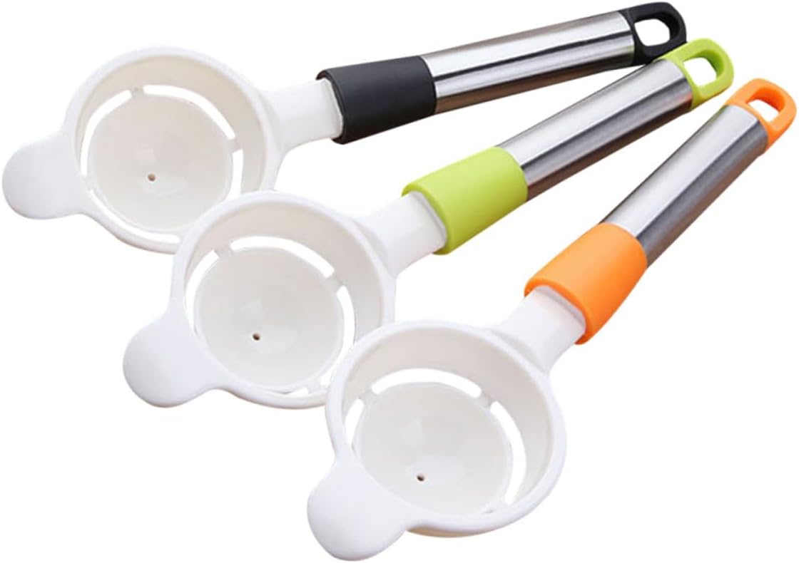 Ciieeo Egg White Separator Tool Piggy Yolk Sifting Filter Kitchen Cooking Gadget Baking Random Color