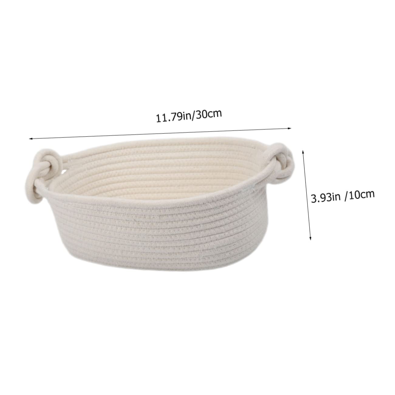 ERINGOGO Cotton Rope Woven Basket Storage Baskets for Nursery Decorative Home Organization Basket