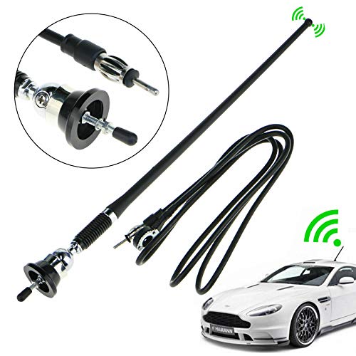 EEEKit Universal 16Inch Car Stereo Auto Roof Fender Radio Signal Antenna Fm Am