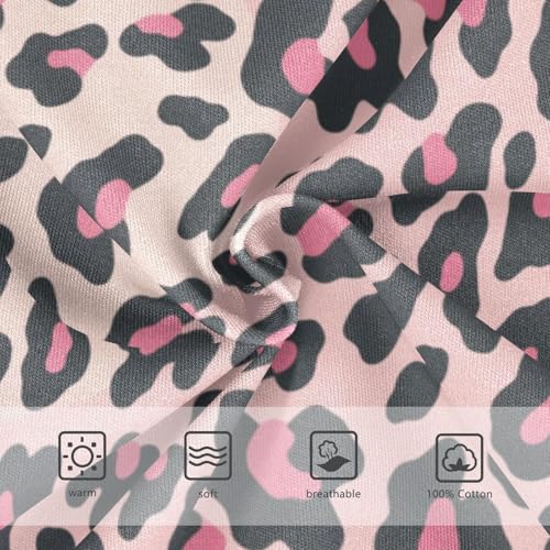 KLL Leopard Pattern Pink Black Toddler Boys' Pure Cotton Athletic Underwear Cute Children Panties3