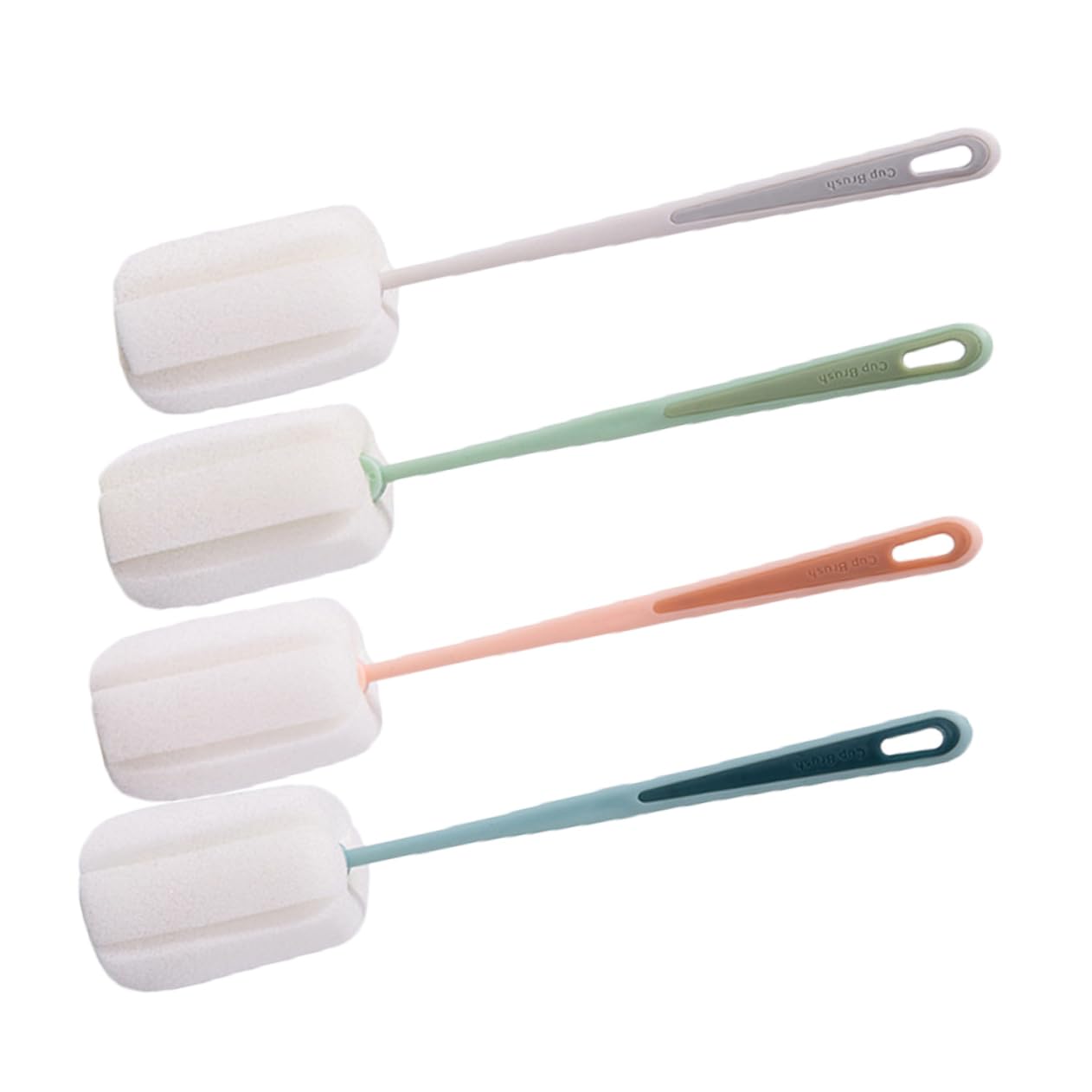 ABOOFAN 5 Set Di Spugne Per La Pulizia Spazzole Per Bottiglie Spazzole Morbide E Rotanti Per Tazze Manico Multiuso Facili Da Raggiungere Ogni Angolo 4 Pezzi*5
