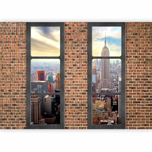 artgeist Wall Mural New York 173x124 in - Peel and Stick Self-Adhesive Wallpaper Removable Large Sticker Foil Wall Decor Print Design Mural c-A-0066-a-c