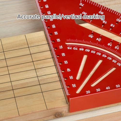Professional Carpentery Square Layouts Tool Framings Woodworking Rafters Angled Ruler for Measuring and MarkingTool