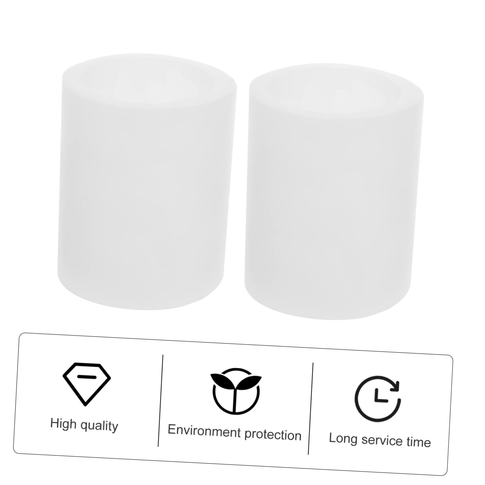 STOBOK 2piezas Moldes De Silicona Para Velas Aromáticas Moldes De Artesanía Hechos Mano Para Decoración Del Hogar y Proyectos De Diy