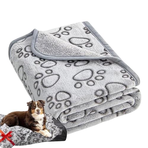 Befeixue Coperta Con Stampa Di Zampe Di Gatto | Coperte Per Dormire In Morbida Flanella Per Animali Domestici | Tappetino Caldo Lavabile Per Cani E Gatti | Copertina Da Letto Per Animali Domestici