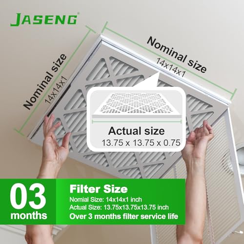 Image of 14x14x1 MERV 8 Air Filter, 6-Pack for Furnace HVAC