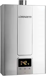 Aquecedor de Água a Gás LZ 2000 DE-I GN Digital 20 L/Min, INOX, LORENZETTI
