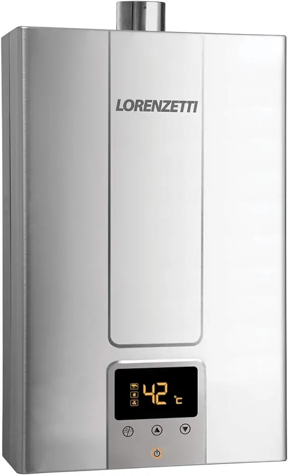 Aquecedor de Água a Gás LZ 2000 DE-I GN Digital 20 L/Min, INOX, LORENZETTI