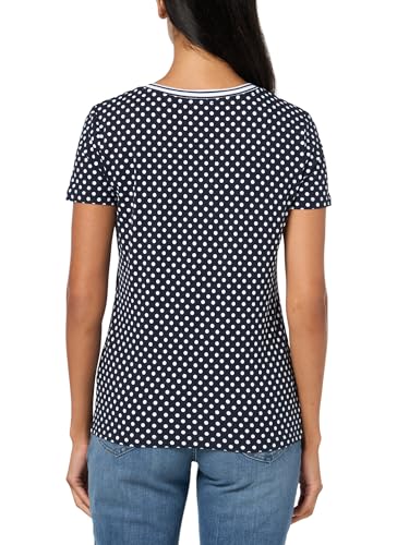 Image of Nautica Women's Solid V-Neck Short Sleeve T-Shirt Shirt