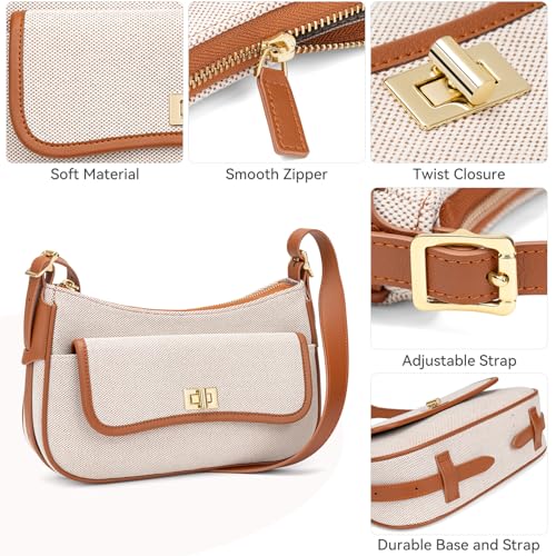 Peacocktion Shoulder Bag for Women Trendy Small Vegan Leather Crossbody Purses Handbags4