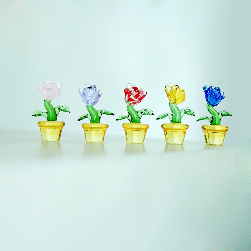 Amazon.co.jp: Mollytek かわいい手作りガラス細工ガ ラス サボテン