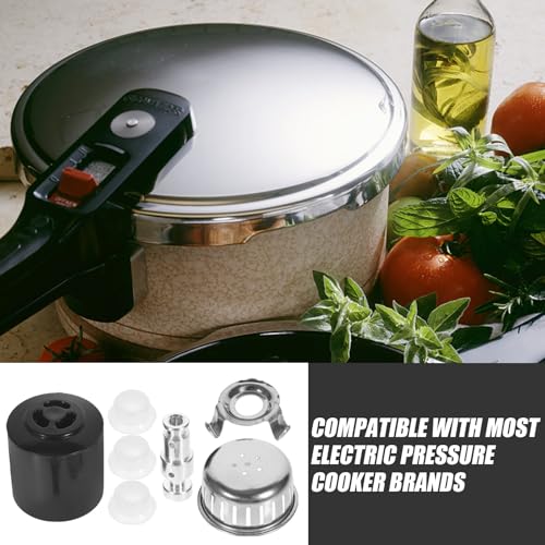 Juego de piezas de repuesto para válvula de olla de presión Garneck, 7 válvulas de alivio de seguridad con mango y base de liberación de vapor, accesorio compatible para olla de presión de cocina miniatura 7