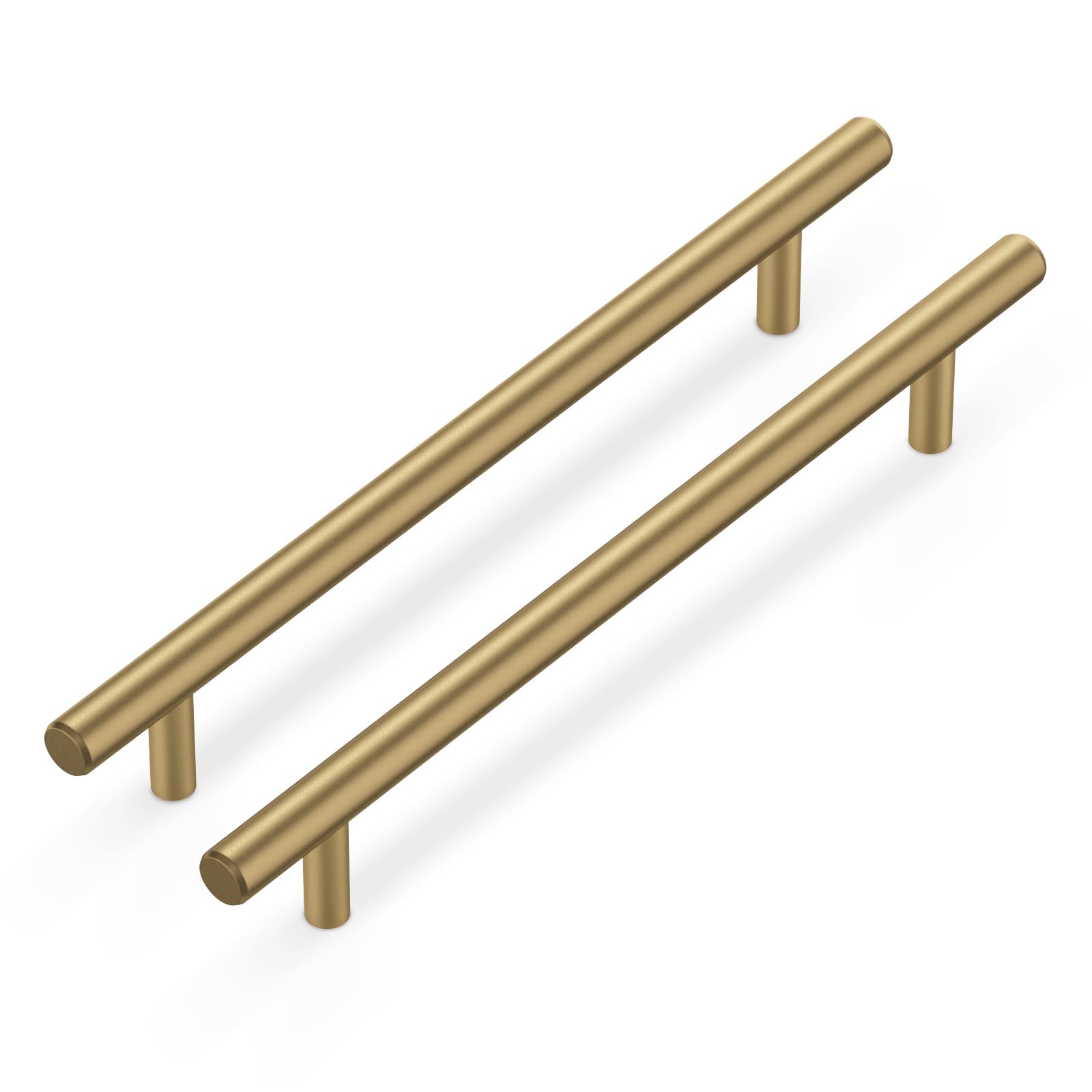 LONTAN 10 Pack Kitchen Cupboard Handles 128mm Drawer Handles Champagne Bronze Kitchen Door Handles Cabinet Handles Stainless Steel Wardrobe Door Handles Bathroom Handles Cupboard Door Handles
