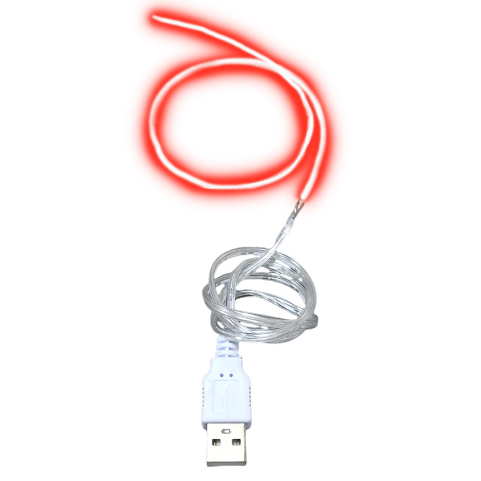 Hsyzygian Flexible Filament Lighting Cord 5V USB LED Filament Flexible Chip 360 Degree Lighting Bendable Bulb Lamp Enduring LED Light