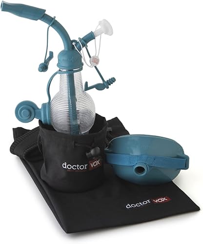 DoctorVox Juego avanzado de máscara de voz (turquesa)