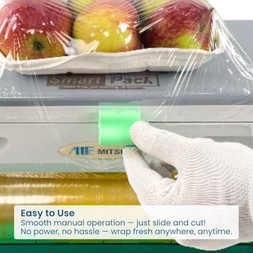 Image of SMART PACK Table Top Vegen Cut Wrapping Machine for Vegetable, Bakery Food Wrap, Commercial Kitchens | Maintaining Food Freshness | Vegetable Wrapping Machine | Pack of 1
