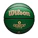 Wilson Balón de Baloncesto Exterior NBA Player Icon, Jugador Estrella Lebron James, Balón Que Proporciona Agarre Excepcional y Uso Adaptable, Color: Verde/Blanco, Talla: 7