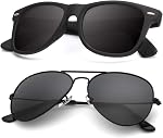 KALIYADI Lunettes de soleil Aviator Classic pour Hommes Femmes Voiture Lunettes de Soleil Polarized Lens UV Blocage